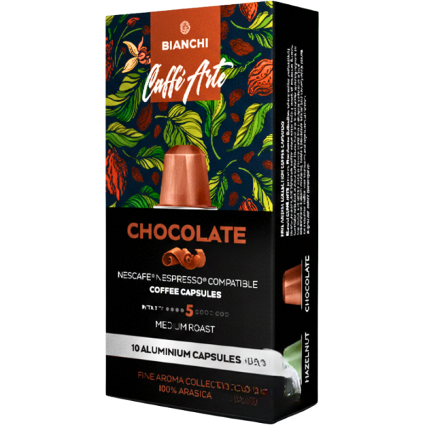 Кафе капсули Bianchi Chocolate, съвместими с nespresso,10бр.