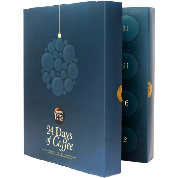 Коледен календар с капсули съвместими с Dolce Gusto, 24бр.