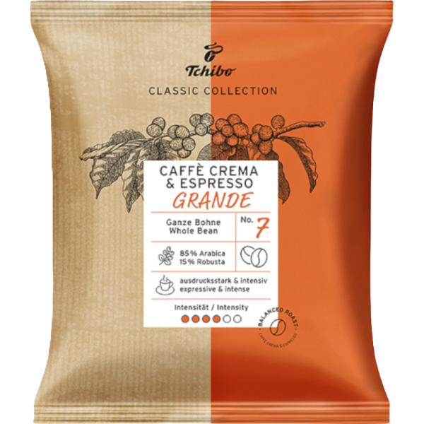 Кафе на зърна Тchibo Caffe Crema Grande N7, 0.5кг