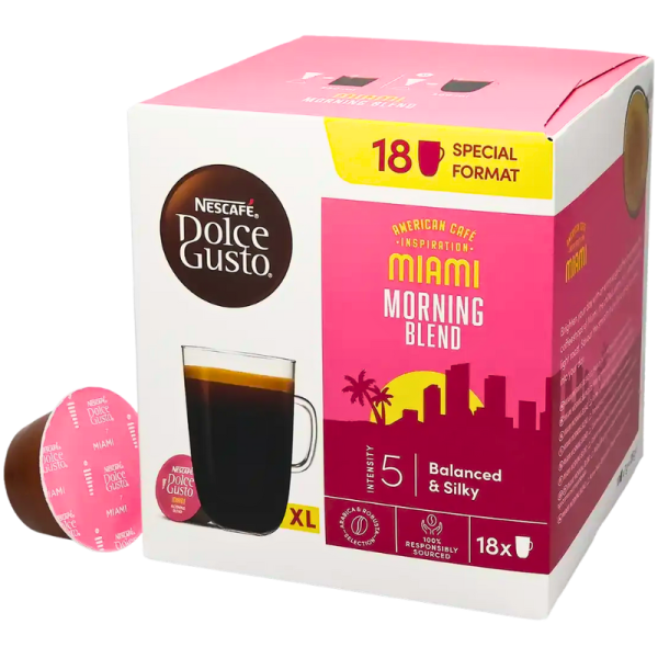 Кафе капсули Nescafe Miami Morning Blend Dolce Gusto,18бр.