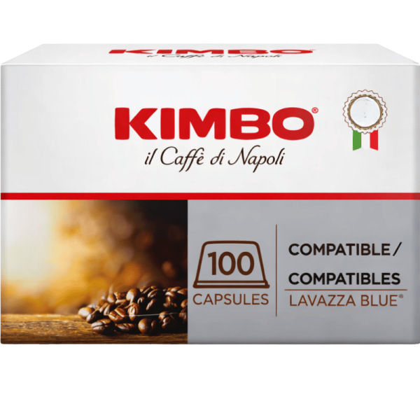 Kафе капсули Kimbo съвместими с Lavazza Blue,100 капсули