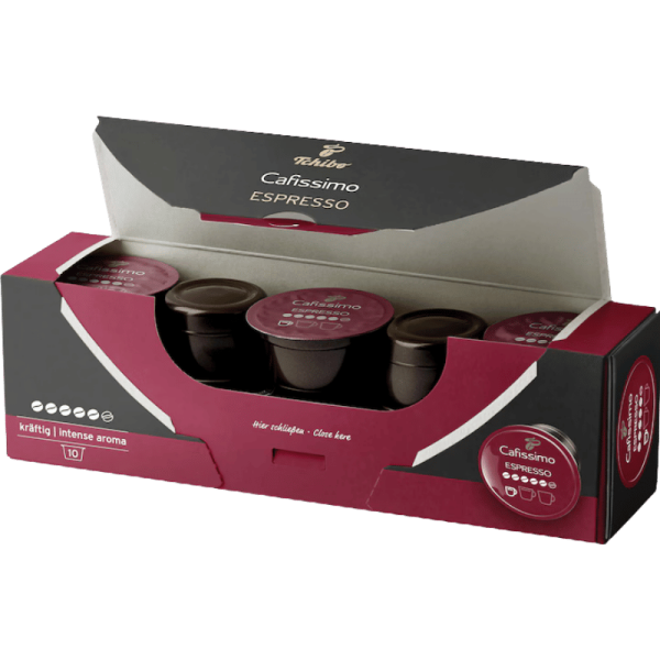Кафе капсули Tchibo Cafissimo Intense aroma, 10 капсули