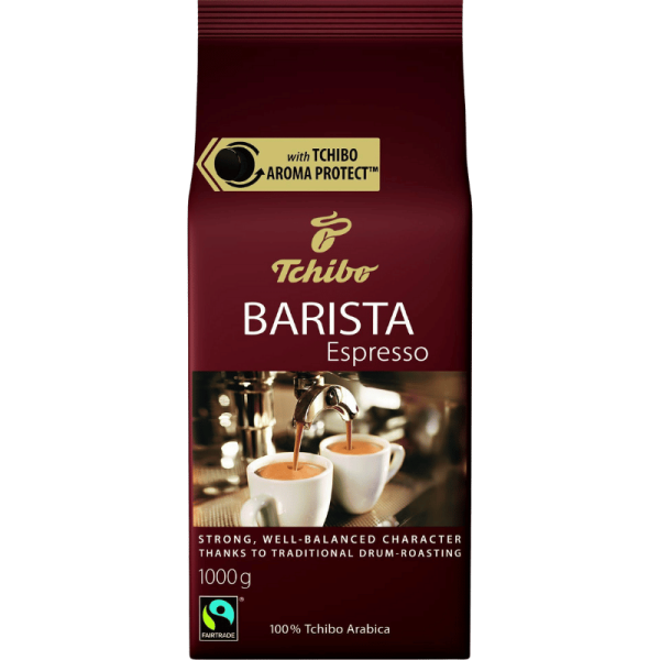 Кафе на зърнаTchibo Barista Espresso, 1кг
