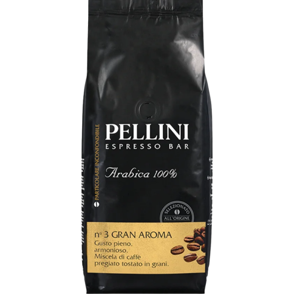 Кафе на зърна Pellini N3 Gran Aroma Arabica, 1кг
