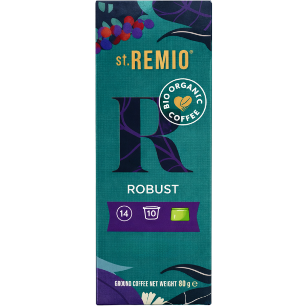 Кафе капсули St.Remio Robust съвместими с Caffitaly, 10 капсули