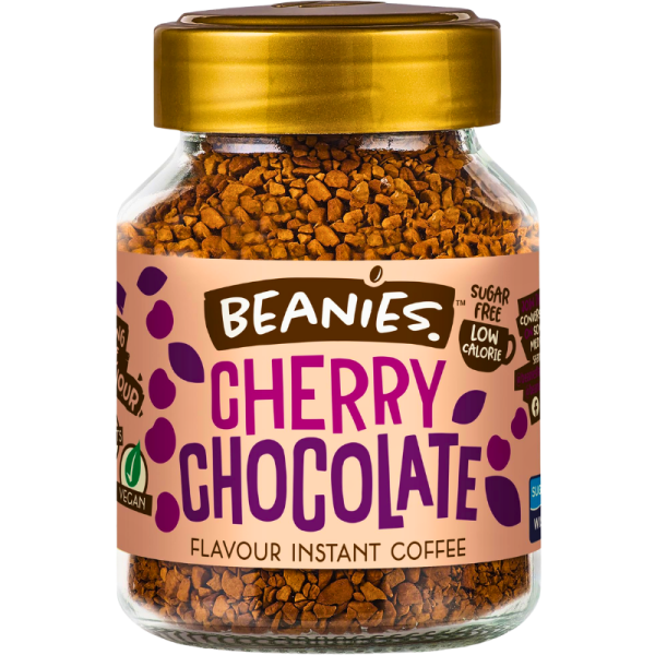 Разтворимо кафе Beanies с аромат черешка и шоколад, 50гр.