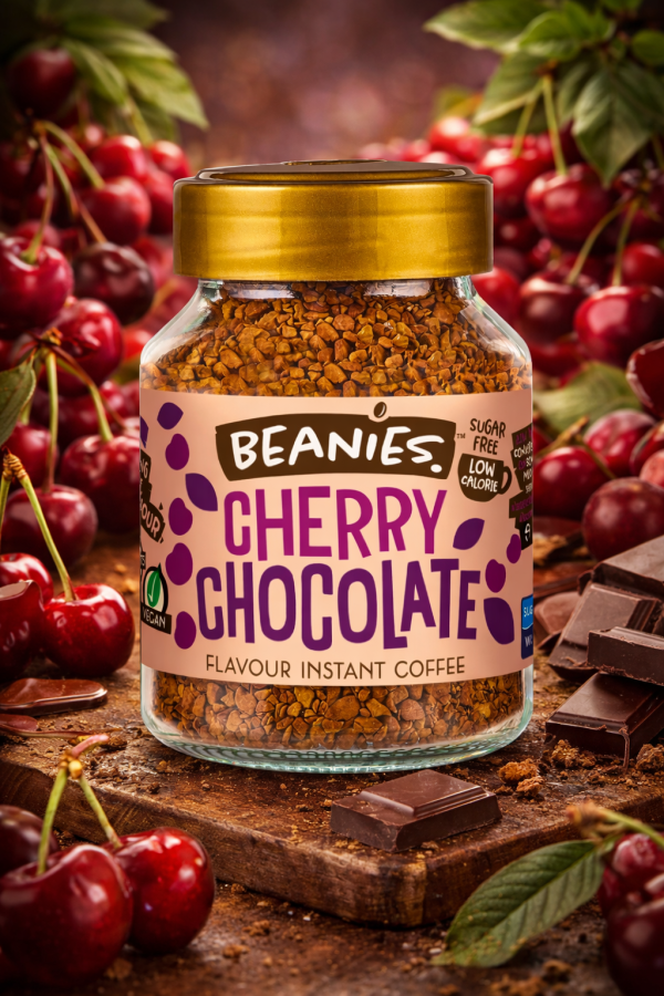 Разтворимо кафе Beanies с аромат черешка и шоколад, 50гр.