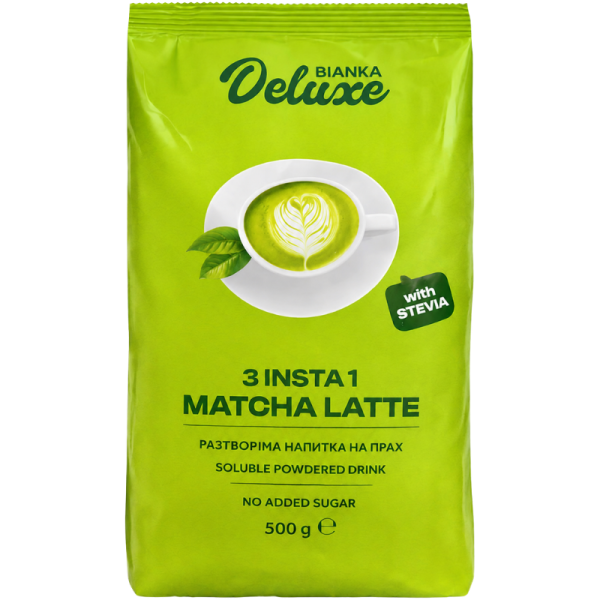 Инстантна напитка Bianka Deluxe Matcha Latte, 0.500кг