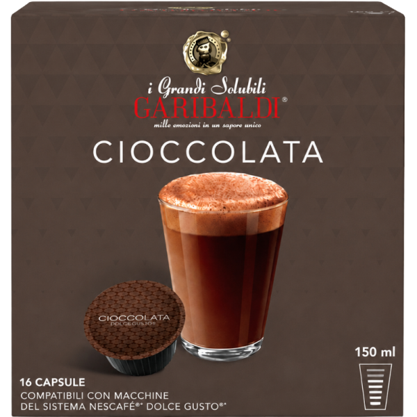 Капсули Garibaldi Cioccolata съвместими с Dolce Gusto, 16 капсули