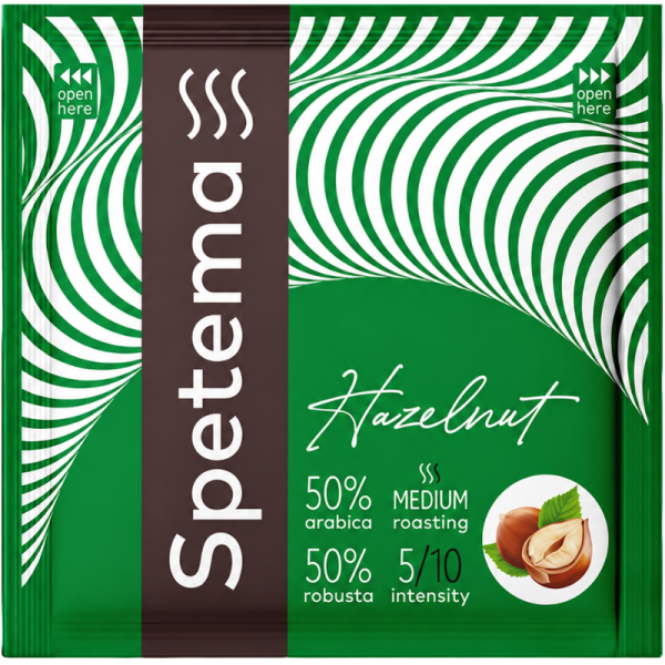 Кафе дози Spetema Hazelnut съвместими с E.S.E, 18 дози