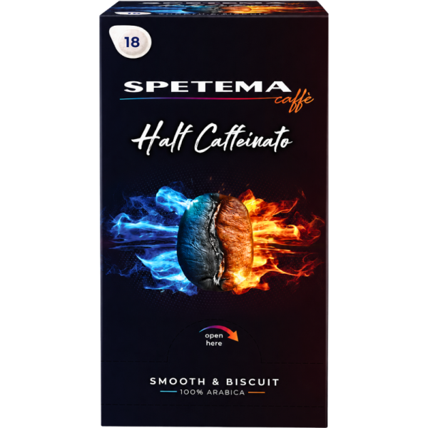 Кафе дози Spetema Half Caffeinato, 18 дози