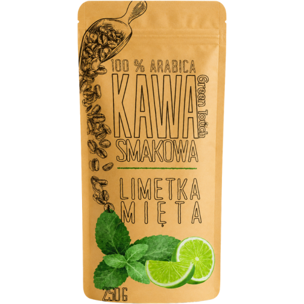 Кафе на зърна Green Touch Лайм и Мента, 0.250кг