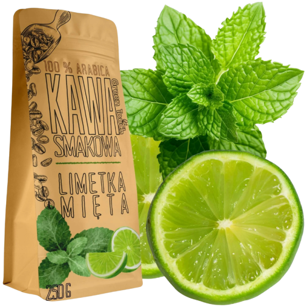 Кафе на зърна Green Touch Лайм и Мента, 0.250кг