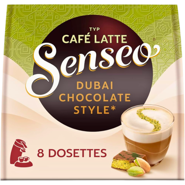 Кафе дози Senseo Caffe Latte Dubai Chocolate, 8 дози