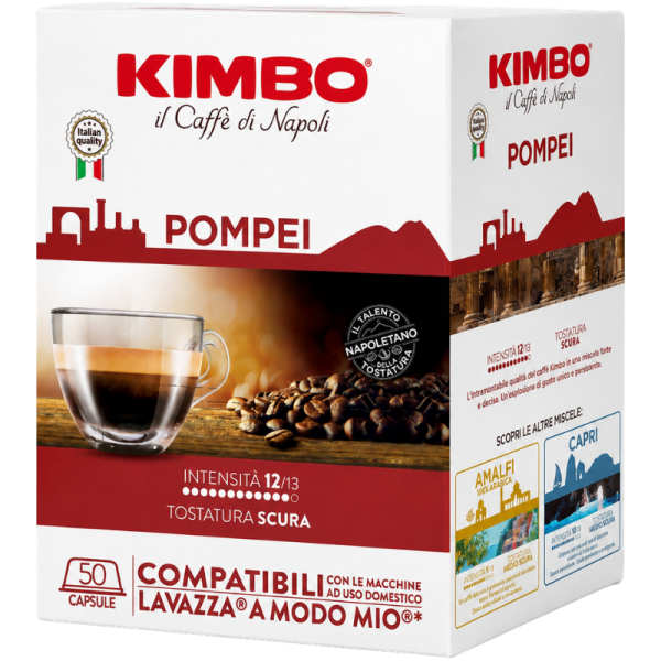 Кафе капсули Kimbo Pompei AMM, 50 капсули