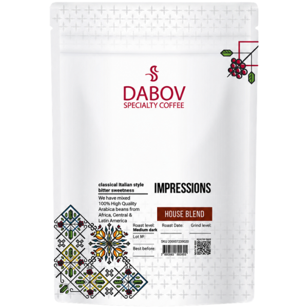 Кафе на зърна Dabov Specialty Coffe Impressions, 0.200кг