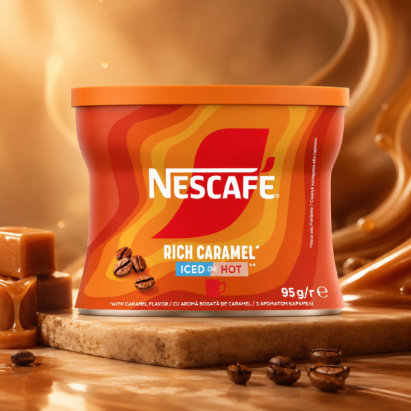 Разтворимо кафе Nescafe Rich Caramel, 0.095кг