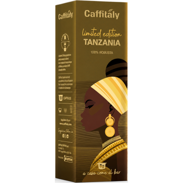 Кафе капсули Caffitaly Tanzania Limited Edition, 10 капсули