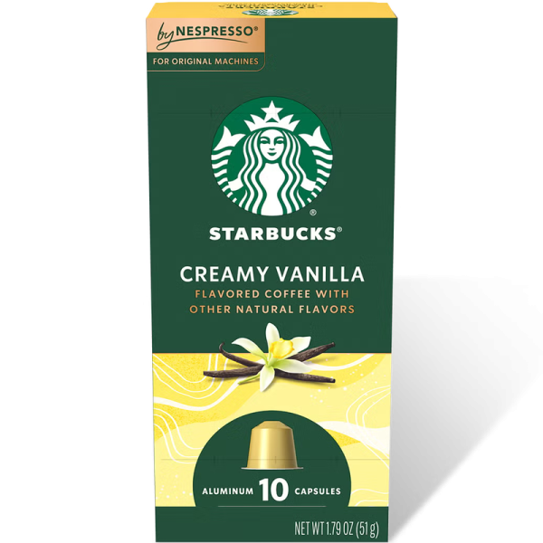 Кафе капсули Starbucks Creamy Vanilla за Nespresso Original, 10 бр.
