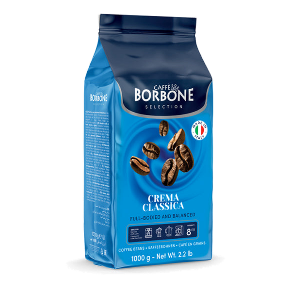Кафе на зърна Caffè Borbone Crema Classica, 1 кг, Арабика и Робуста