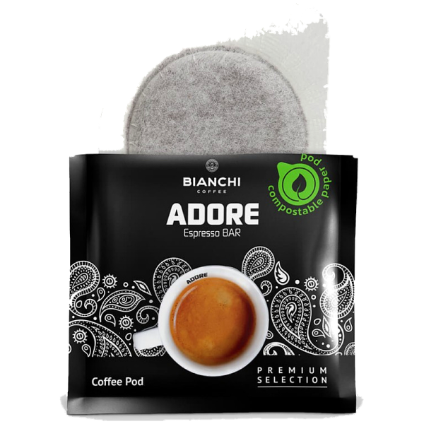 Кафе дози Bianchi Adore Espresso BAR E.S.E., 100 бр., 90% Арабика и 10% Робуста