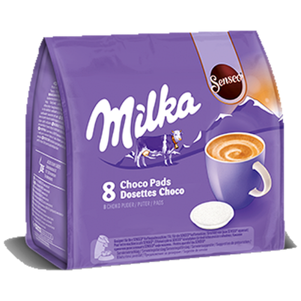 Шоколадови дози Senseo Milka Choco Pads, 8 бр., за Senseo