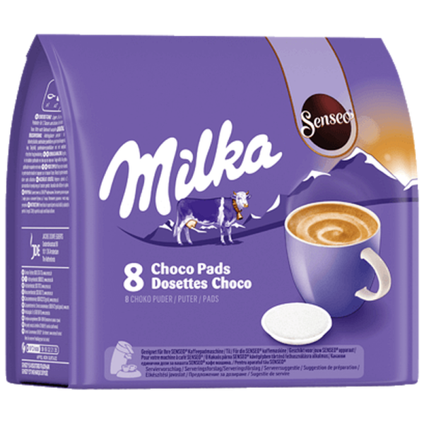 Шоколадови дози Senseo Milka Choco Pads, 8 бр., за Senseo