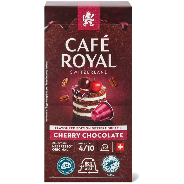 Кафе капсули Cafe Royal Cherry Chocolate за Nespresso Original, 10 бр., 100% Арабика