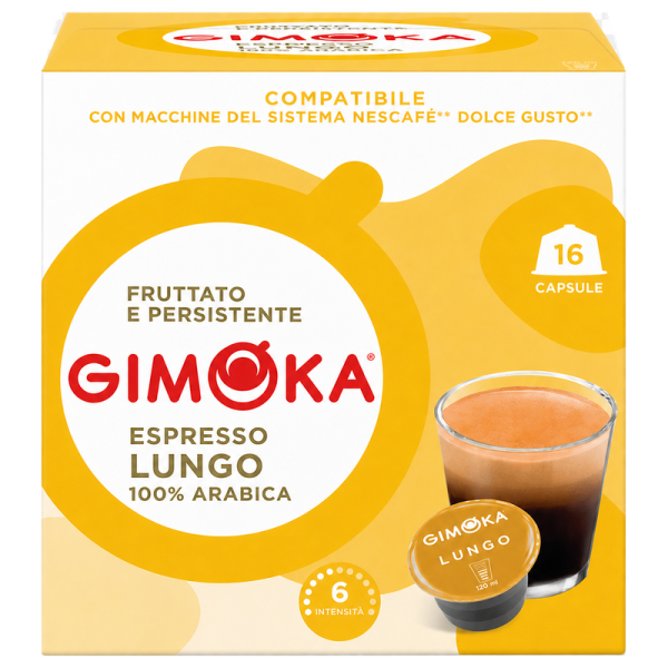 Кафе капсули Gimoka Lungo Dolce Gusto, 16бр.