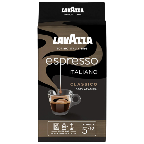 Кафе на зърна Lavazza Espresso Italiano Classico, 250 г