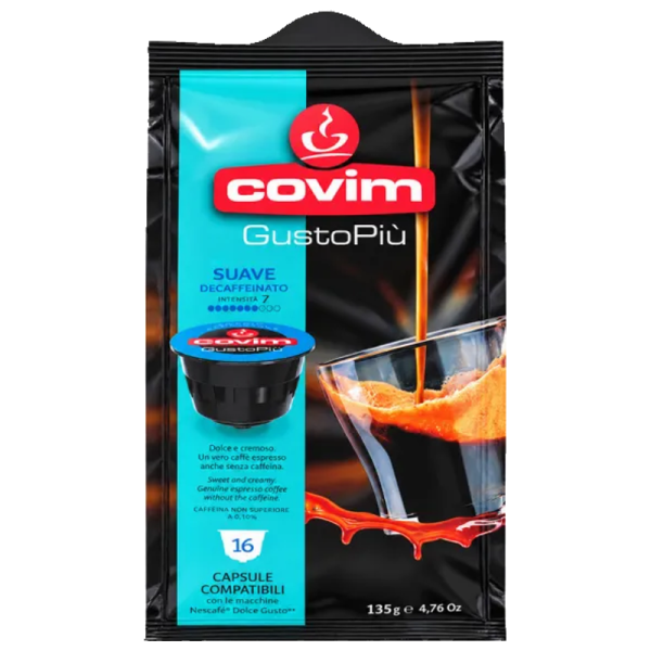 Кафе капсули Covim Decaffeinato за Dolce Gusto, 16 бр.