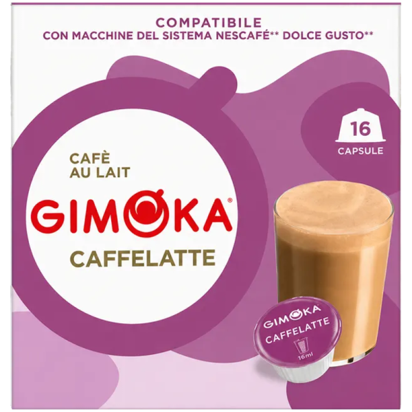 Кафе капсули Gimoka Caffelatte за Dolce Gusto, 16 бр.