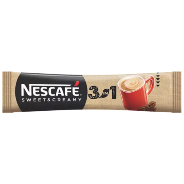 NESCAFÉ 3in1 Sweet & Creamy, единично саше 17 г