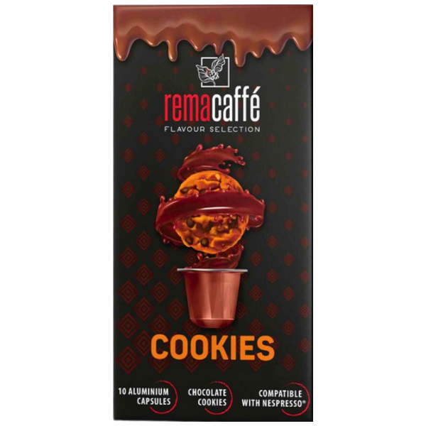 Кутия REMACAFFÉ Cookies с 10 капсули за Nespresso Original