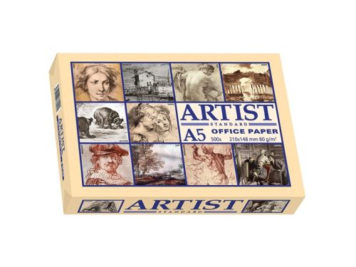 ХАРТИЯ КОПИРНА ARTIST, формат A5,  500Л 80Г