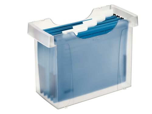 КОНТЕЙНЕР ЗА ВИСЯЩИ ПАПКИ LEITZ + 5 ПАПКИ ПРЗ