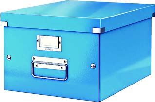 АРХИВНА КУТИЯ LEITZ WOW CLICK & STORE А4 СИН