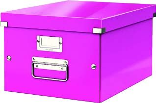 АРХИВНА КУТИЯ LEITZ WOW CLICK & STORE А4 РЗВ