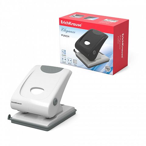 ПЕРФОРАТОР ERICH KRAUSE ELEGANCE ДО 40 ЛИСТА СИВ