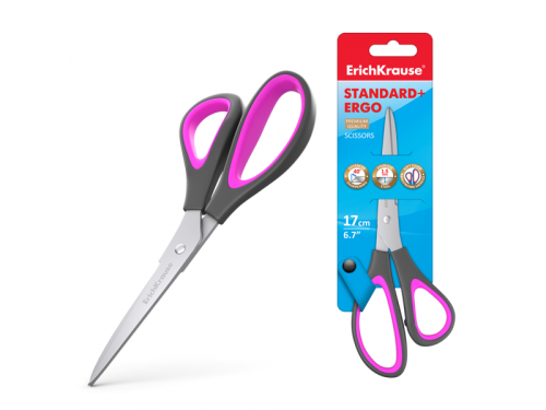 НОЖИЦА ERICH KRAUSE STANDART+ ERGO17СМ