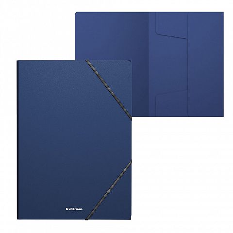 ПАПКА PVC С ЛАСТИК А4 ERICH KRAUSE 246/320ММ СИН