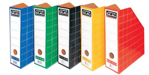ПОСТАВКА ВЕРТИКАЛНА КАРТОН SKAG 9СМ ЗЕЛЕН