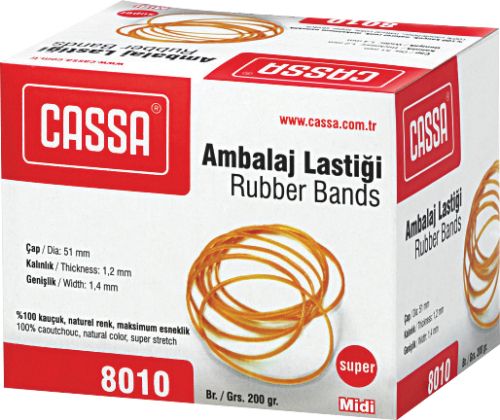 ЛАСТИЦИ 100 % КАУЧУК 48ММ/1.4ММ 200ГР КАФЯВИ