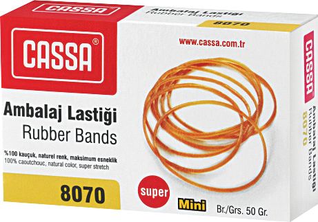 ЛАСТИЦИ 100 % КАУЧУК 32ММ/1.4ММ 50ГР КАФЯВИ