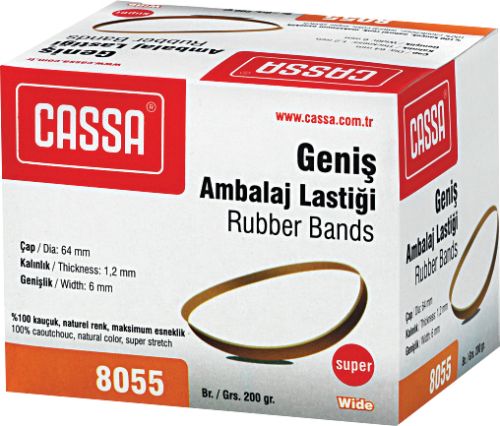ЛАСТИЦИ 100 % КАУЧУК 64ММ/6ММ 200ГР КАФЯВИ