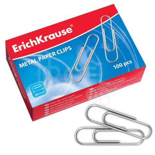 КЛАМЕРИ ERICH KRAUSE 100БР 28ММ