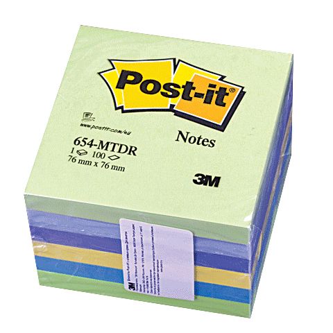 ЛИСТЧЕТА САМОЗАЛЕПВАЩИ 3М POST-IT 76/76 654MTDR