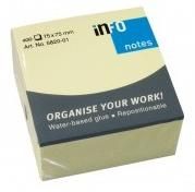 ЛИСТЧЕТА САМОЗАЛЕПВАЩИ INFO NOTES 75/75 400Л ЖЛТ