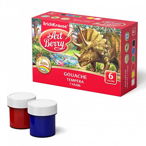 БОИ ТЕМПЕРНИ В БУРКАНЧЕТА 20МЛ ART BERRY  6 ЦВЯТА