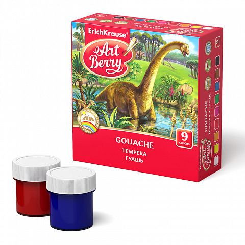 БОИ ТЕМПЕРНИ В БУРКАНЧЕТА 20МЛ ART BERRY  9 ЦВЯТА